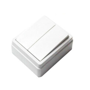 Interruptor Bipolar Exterior Branco C2010