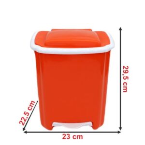 Balde Lixo 10Lts c/Pedal Refª 911B