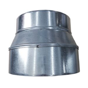 Redução Galvanizada 110 x 120 p/ Tubo Spiro