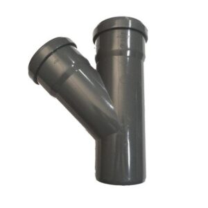 Forquilha PVC Din 45° c/ Oring