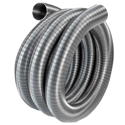 Tubo Inox Flexivel Parede Simples AISI306