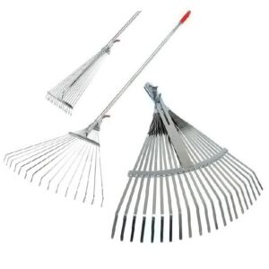 Vassoura Jardim Apanha Folhas Metálico