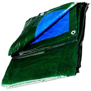 Lona Impermeável Dupla Face Azul/Verde