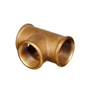 Tê Latão Simples Fêmea