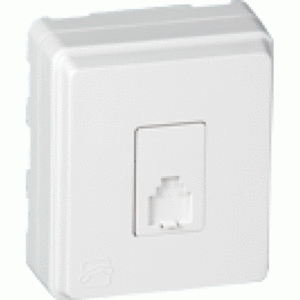 Tomada Saliente p/Telefone "EURODIN"