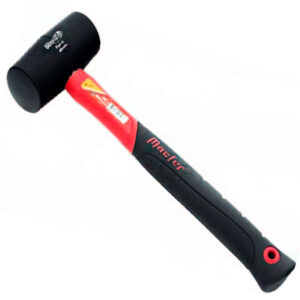 Martelo de Borracha Preta c/Cabo Fibra