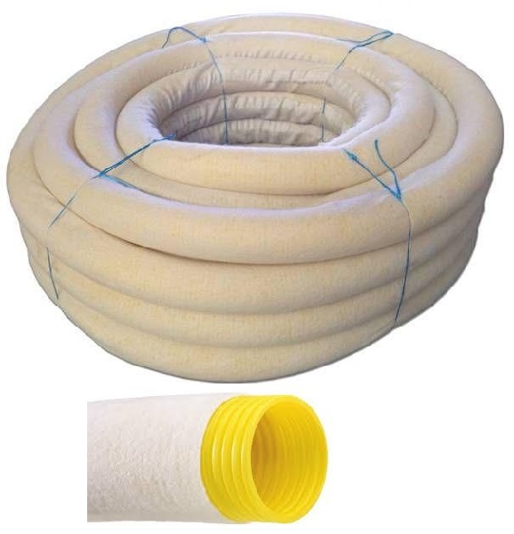 Tubo Drenagem c/ Geotextil - Rl 50mts