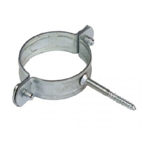 Abraçadeira de Espigão Zincada Redonda