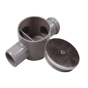 PVC Sifão Pavimento c/1Entr. c/Tampa Inox