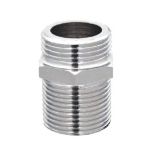 Casquilho Ligação Macho/Macho Cromado 1/2