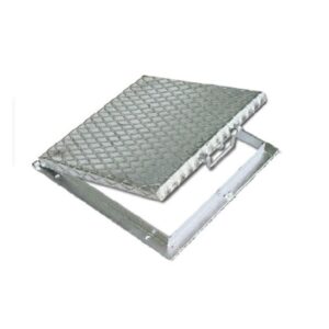 Tampa p/Poço Tipo Alçapão Chapa Xadrez