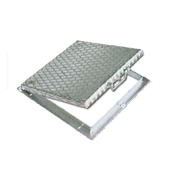 Tampa p/Poço Tipo Alçapão Chapa Xadrez