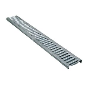 Grelha Estampada Galvanizada p/ Canal Wave 1mt