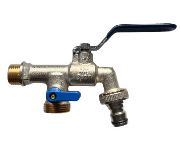 Torneira Esfera c/ Junção 2 Saídas 1/2x3/4x3/4 - 4148 - Image 2