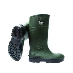 Bota Borracha PU Verde/Preto PU CI SRC