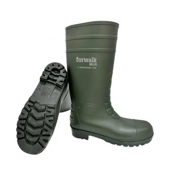 Bota Borracha Verde Biqueira Aço S5