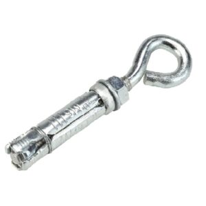 Bucha Metálica Ferro Zincado c/ Olhal