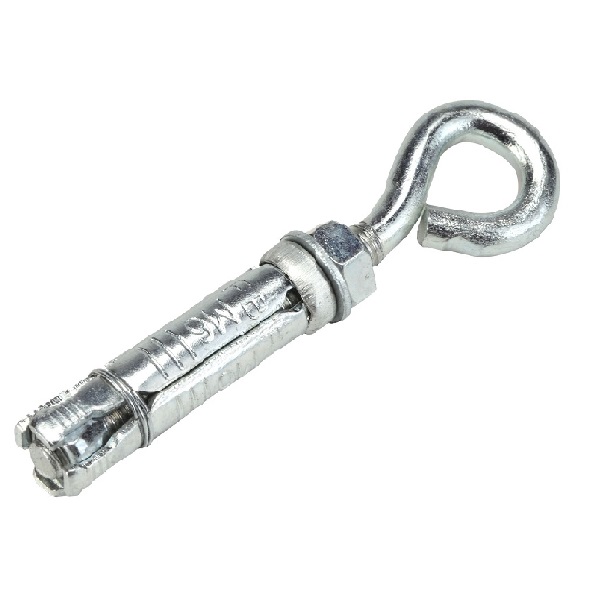 Bucha Metálica Ferro Zincado c/ Olhal