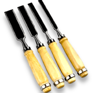 Formão c/ Cabo Madeira ( JG. 4Pç )