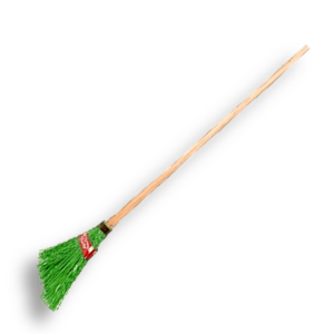 Vassoura Piaçaba Verde p/ Jardim