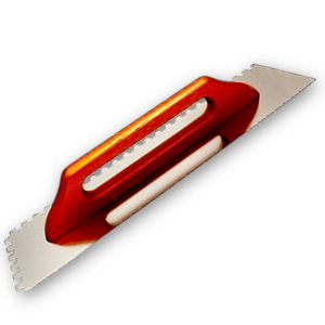 Talocha Inox Dentada Cabo Madeira 480 x 130mm - 6 x 6