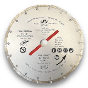 Disco Diamante Segm. 230 x 7 x 2,4 x 22.23 "Angelito"