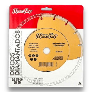 Disco Diamantado Segmentado 230mm  MacF