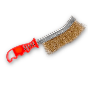 Escova de Aço Universal c/Cabo vermelho