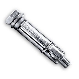 Bucha Metálica Ferro Zincado c/Parafuso