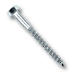 Parafuso Tirefond Simples Zincado Din 571