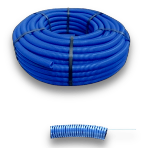 Tubo Anelado Azul c/ Guia