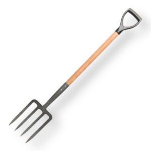 Forquilha de Cavar 4 Dts c/ Cabo Mad. Punho Plást.