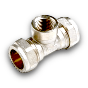 Tê Bicone Igual  18 x 18 x 18"