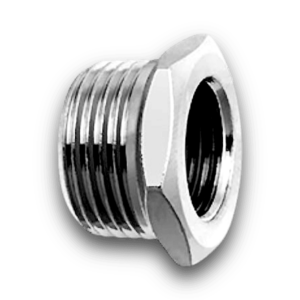 Latão Porca Cromado M/F