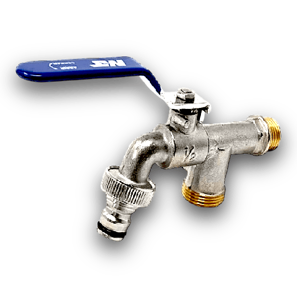 Torneira Esfera c/ Junção 2 Saídas 1/2x3/4x3/4 - 4148