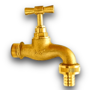 Torneira Latão c/ Junção Castelo Travinca