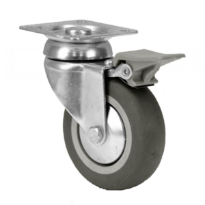 Roda Universal Giratória c/ Travão 2RBT