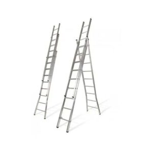 Escada Aluminio Tripla Degrau Redondo