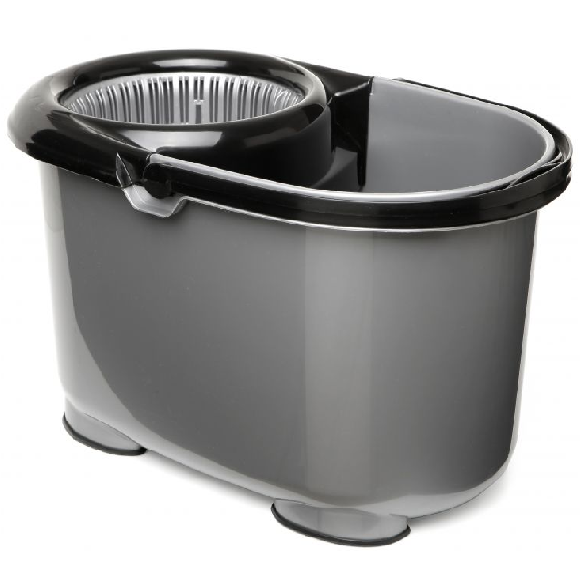 Balde c/ Escorredor Twister Cinzento Tatay