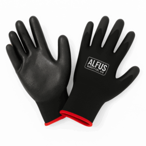 Luva Nitrilo Preto/Preto