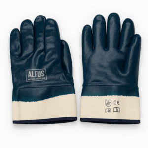 Luva Nitrilo Punho Largo